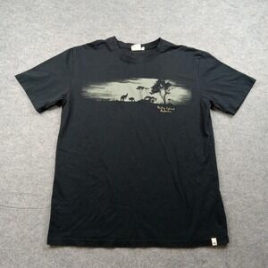 Pacific Creations Shirt Mens Medium Black Phillip Island Kangaroo Graphic Tee